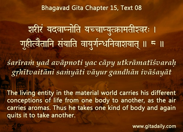 Bhagavad Gita Chapter 15 Text 08