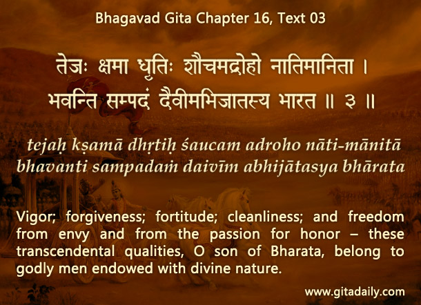 Bhagavad Gita Chapter 16 Text 03